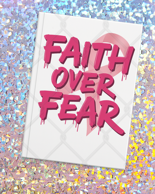 Faith Over Fear – Breast Cancer Awareness PNG Download